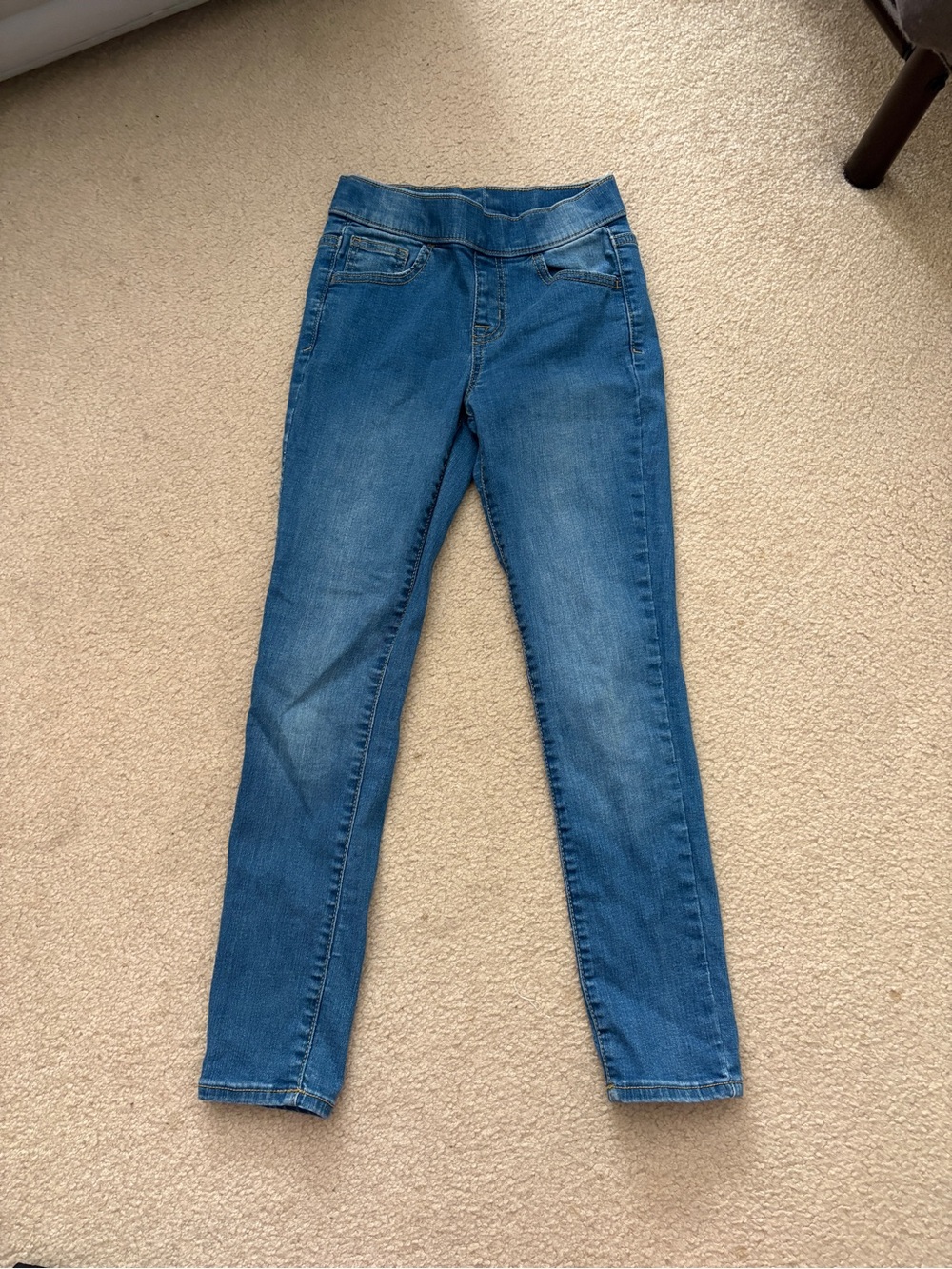 Blue Stretch Slim Girls Jeans